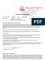 RBK INVESTMENTS Group LLC Revised Finder Referral Agreement - Diterjemahkan