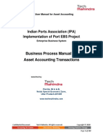 Business Process Manual For Asset Accounting Transactions