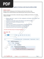 Price Update in Purchase Order Based On Delivery: Business Scenario