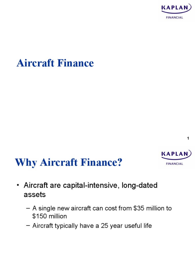 Aircraft Finance With Notes PDF Asset Backed Security Securitization