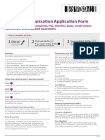 Business / Organisation Application Form