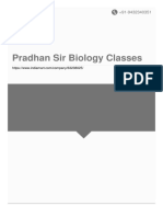 Pradhan Sir Biology Classes