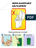 Disposing Sanitary Napkin