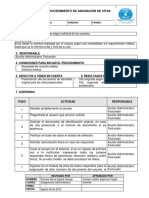 Procedimiento Asignación de Citas