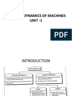 Dynamics of Machines-Unit 1 - Notes