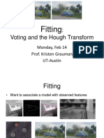 Voting and The Hough Transform: Fitting