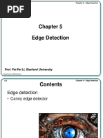 Edge Detection: Prof. Fei-Fei Li, Stanford University