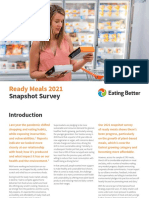 Ready Meals 2021: Snapshot Survey