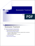 Lecture 3 - Wastewater Treatment