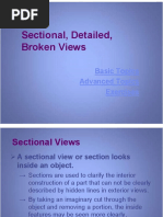 Sectional, Detailed, Broken Views: Basic Topics Advanced Topics Exercises