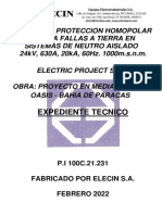 Expediente Tecnico: P.I 100C.21.231 Fabricado Por Elecin S.A. FEBRERO 2022
