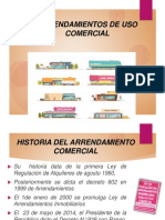 Regulación arrendamientos comerciales