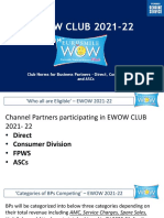 EWOW CLUB 2021-22 - Norms BPs - Direct, CD & ASCs