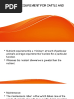 Ration Computation for Livestock | PDF | Nutrition | Diet & Nutrition