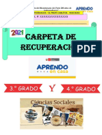 Carpeta de Recuperacion - Ciencias Sociales - 3ro y 4to