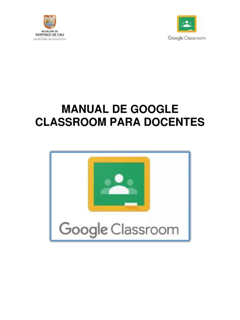 Manual Google Classroom para Docentes | PDF | Informática | Software
