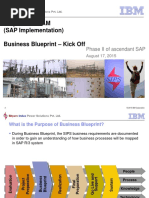 Project - Param (SAP Implementation) Business Blueprint - Kick Off