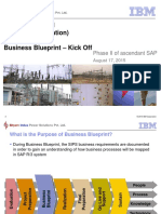 Project - Param (SAP Implementation) Business Blueprint - Kick Off