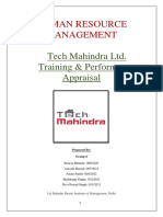 Tech Mahindra HR Policies and Performance Appraisal