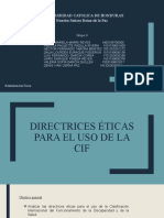 Directrices Éticas para El Uso de La Cif