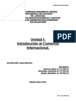 Investigación Unidad I Comercio Internacional...