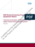 Centre (NCCPM) : NHS Breast Screening Programme Equipment Report