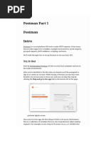 Postman Part 1 Postman Intro: Try It Out