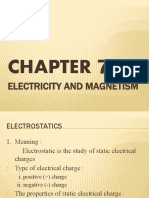 Chapter 7-Electricity and Magnetism
