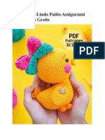 Paso A Paso Lindo Patito Amigurumi PDF Patron Gratis