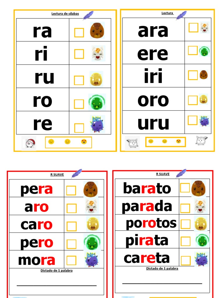 Letra R Suave Pdf