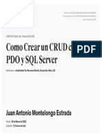 Certificado de Udemy Crud