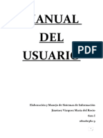 MANUAL Del Usuario