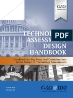 Technology Assessment Design Handbook: Handbook For Key Steps and Considerations in The Design of Technology Assessments