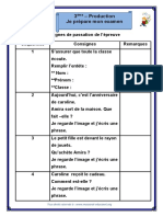 3ème Production- Dictée Je prépare mon examen MME YAHIA LAMIA