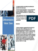Differentiation Value: Case