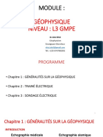 Cours - Géophysique - L3 GMPE