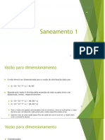 Slide 9 - Dimensionamento de Rede Ramificada e Malhada