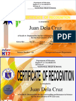 Juan Dela Cruz: Is Awarded To