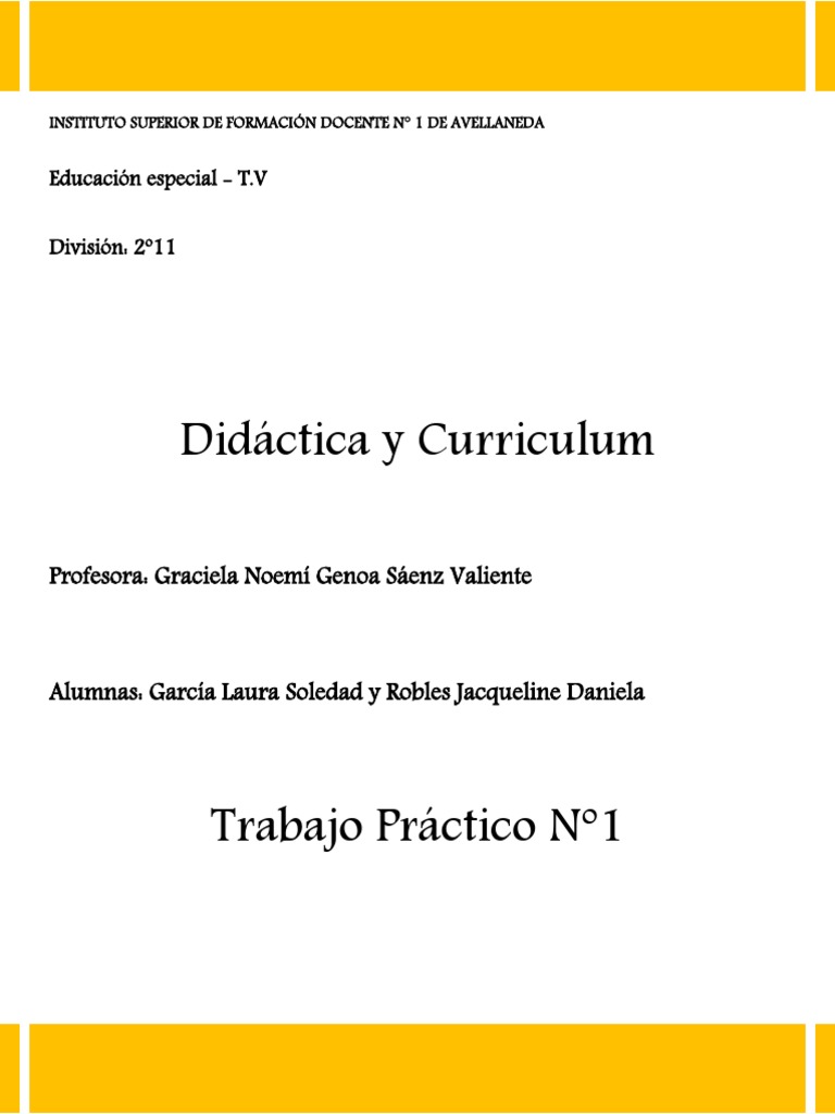 Didáctica y Curriculum en la Educación | PDF | Plan de estudios | Enseñando