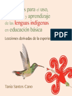 Estrategias para el uso y aprendizaje de las lenguas indigenas