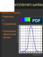 Radio-And Photometric Quantities: Radiometry vs. Photometry