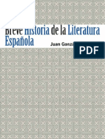 Breve historia de la literatura española - Juan González Martínez