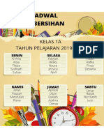 JADWAL KEBERSIHAN