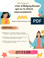 Taller Psicoeducativo de Como Evitar El Bullying y Que Nos Afecte Emocionalmente