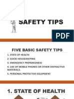 Safety Tips