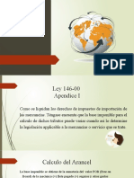 Ley 146-00 Calculo Del Arancel Presentación