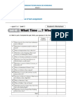 Modulo 7 Online Homework