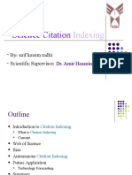 Science Citation: Indexing