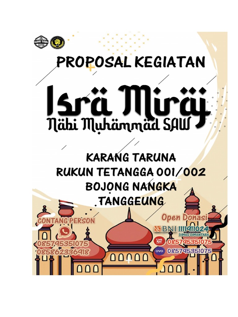 PROPOSAL Isra Miraj-Dikonversi | PDF