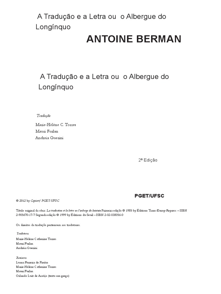 PDF) Cadernos de Tradução 40.  Andréia Guerini 